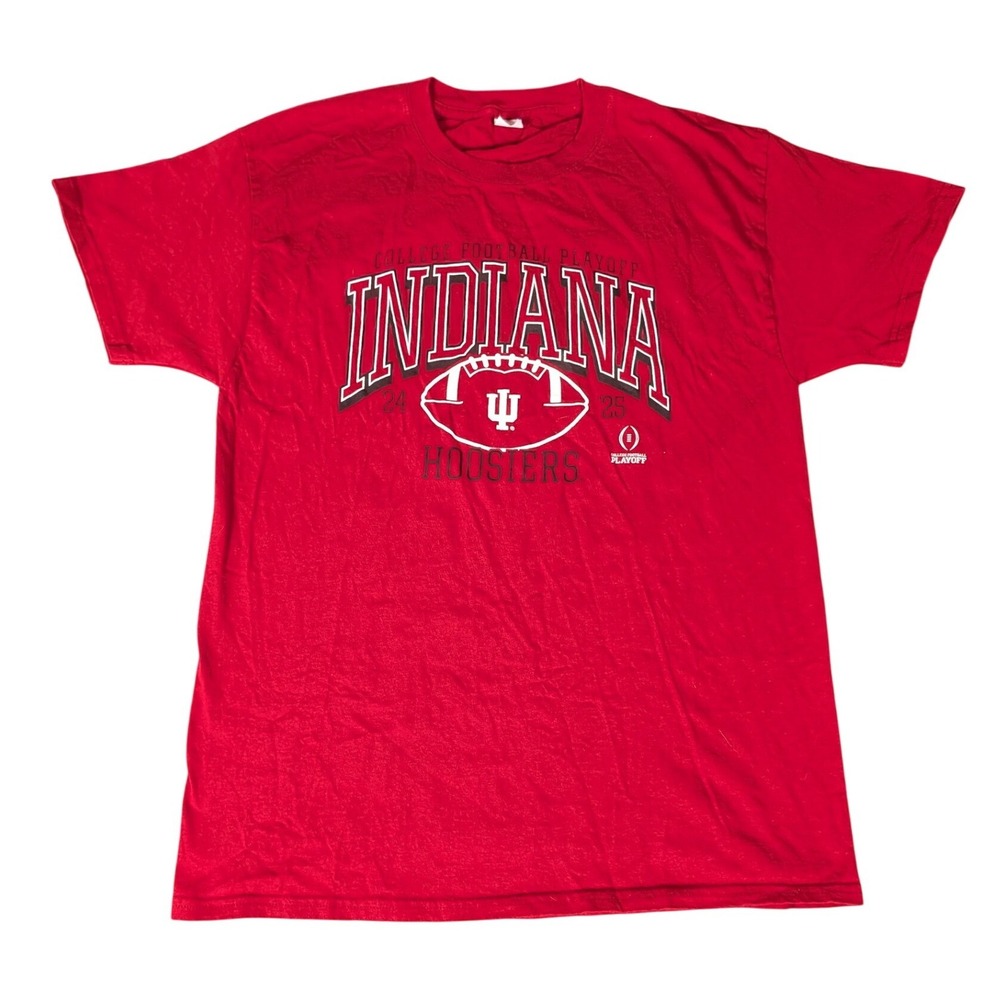 Indiana Hoosiers Hanes Red College Football Playoff 2024-2025 Graphic T-Shirt